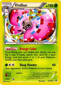 Vivillon 015/162 — Miscellaneous Cards & Products (English Pokémon TCG card)