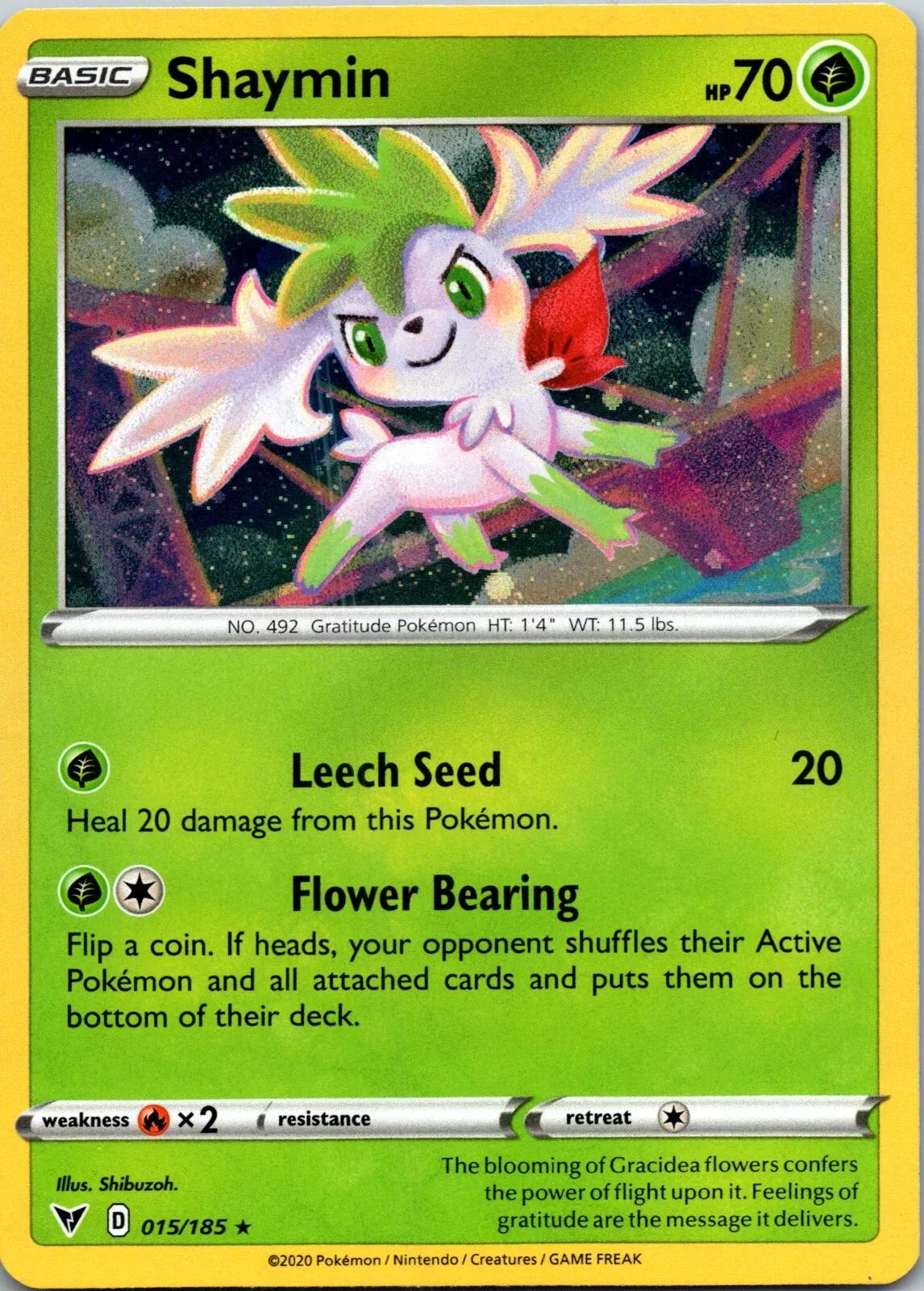 Shaymin 015/185 — Miscellaneous Cards & Products (English Pokémon TCG card)