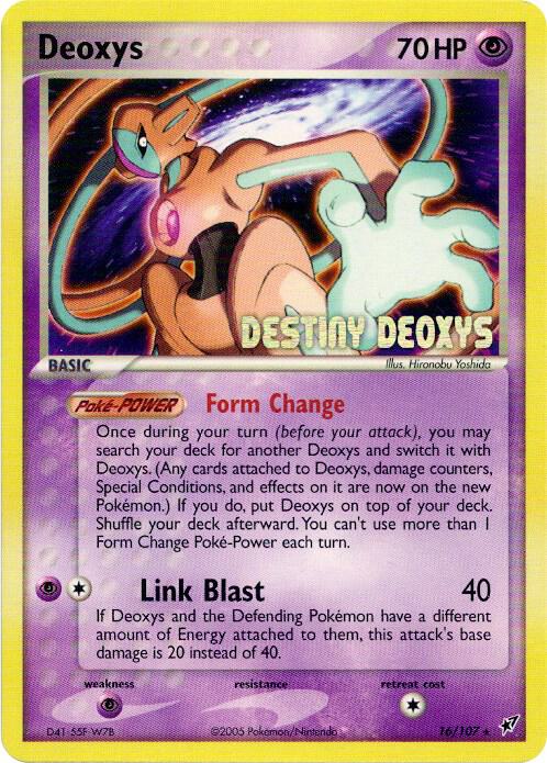 Deoxys (Normal Forme) 016/107 — Miscellaneous Cards & Products (English Pokémon TCG card)
