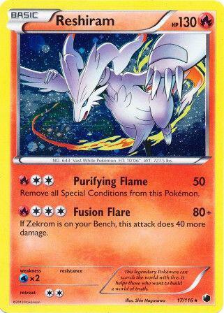 Reshiram 017/116 — Miscellaneous Cards & Products (English Pokémon TCG card)