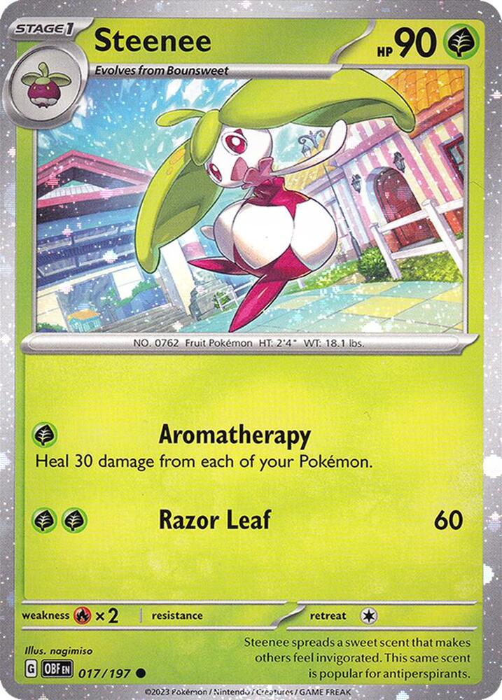 Steenee 017/197 — Miscellaneous Cards & Products (English Pokémon TCG card)
