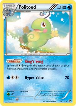 Politoed 018/111 — Miscellaneous Cards & Products (English Pokémon TCG card)