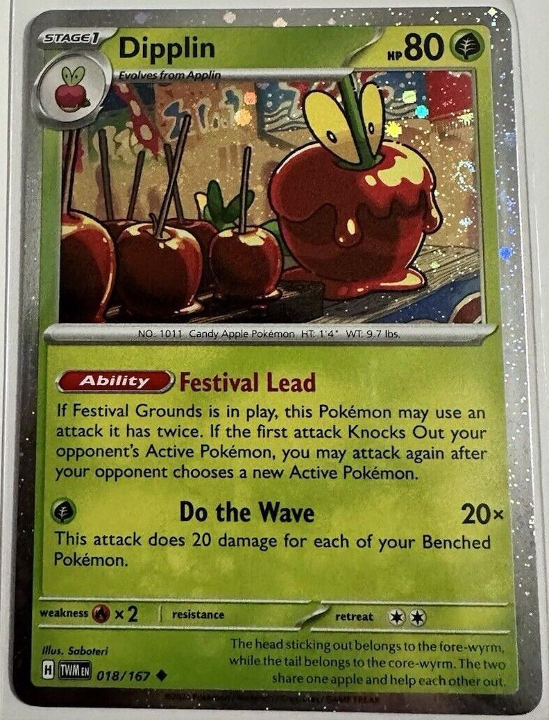 Dipplin 018/167 — Miscellaneous Cards & Products (English Pokémon TCG card)