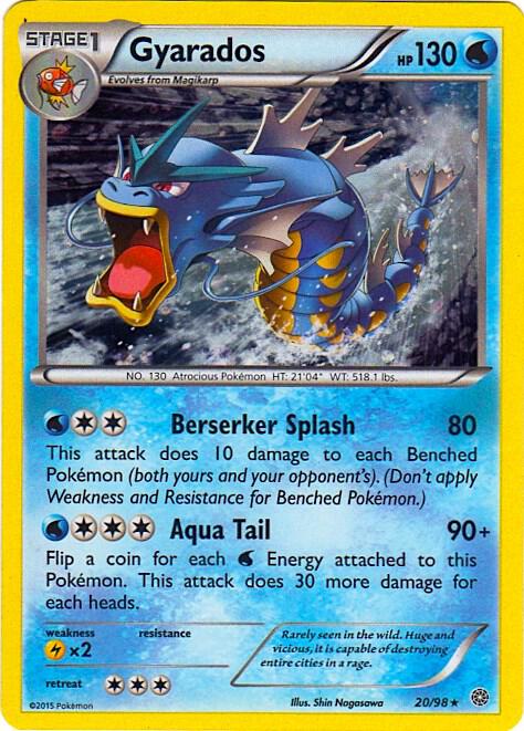 Gyarados 020/098 — Miscellaneous Cards & Products (English Pokémon TCG card)