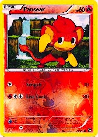 Pansear 021/114 — Miscellaneous Cards & Products (English Pokémon TCG card)