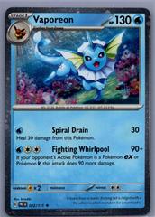 Vaporeon 022/131 — Miscellaneous Cards & Products (English Pokémon TCG card)