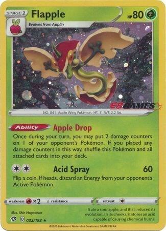 Flapple 022/192 — Miscellaneous Cards & Products (English Pokémon TCG card)