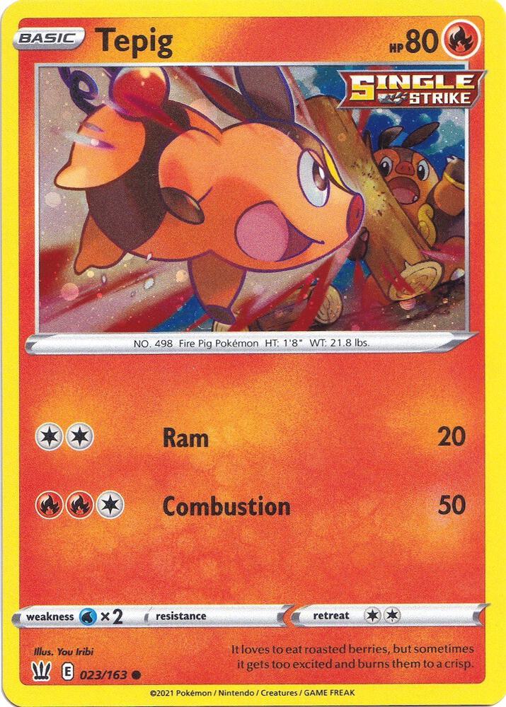 Tepig 023/163 — Miscellaneous Cards & Products (English Pokémon TCG card)