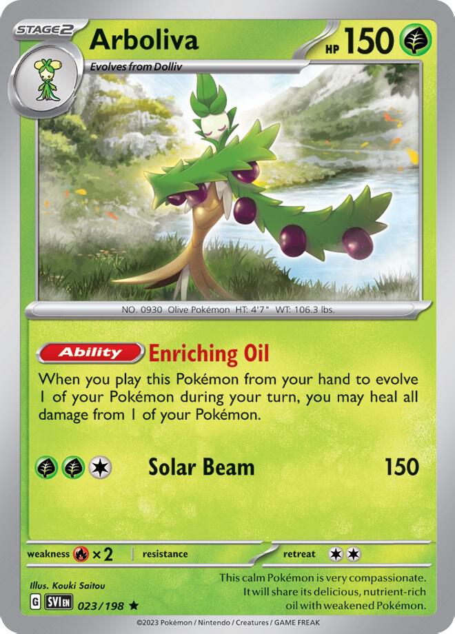 Arboliva 023/198 — Miscellaneous Cards & Products (English Pokémon TCG card)