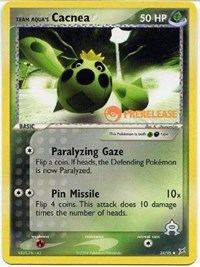 Team Aqua's Cacnea 024/095 — Miscellaneous Cards & Products (English Pokémon TCG card)