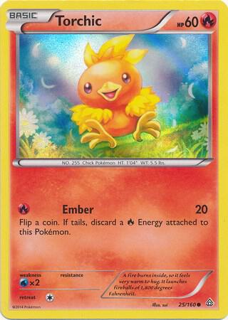 Torchic 025/160 — Miscellaneous Cards & Products (English Pokémon TCG card)
