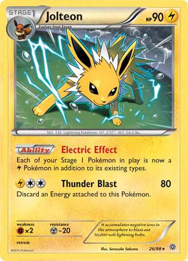 Jolteon 026/098 — Miscellaneous Cards & Products (English Pokémon TCG card)