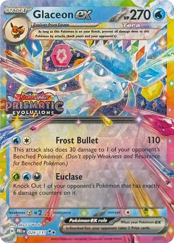 Glaceon ex 026/131 — Miscellaneous Cards & Products (English Pokémon TCG card)