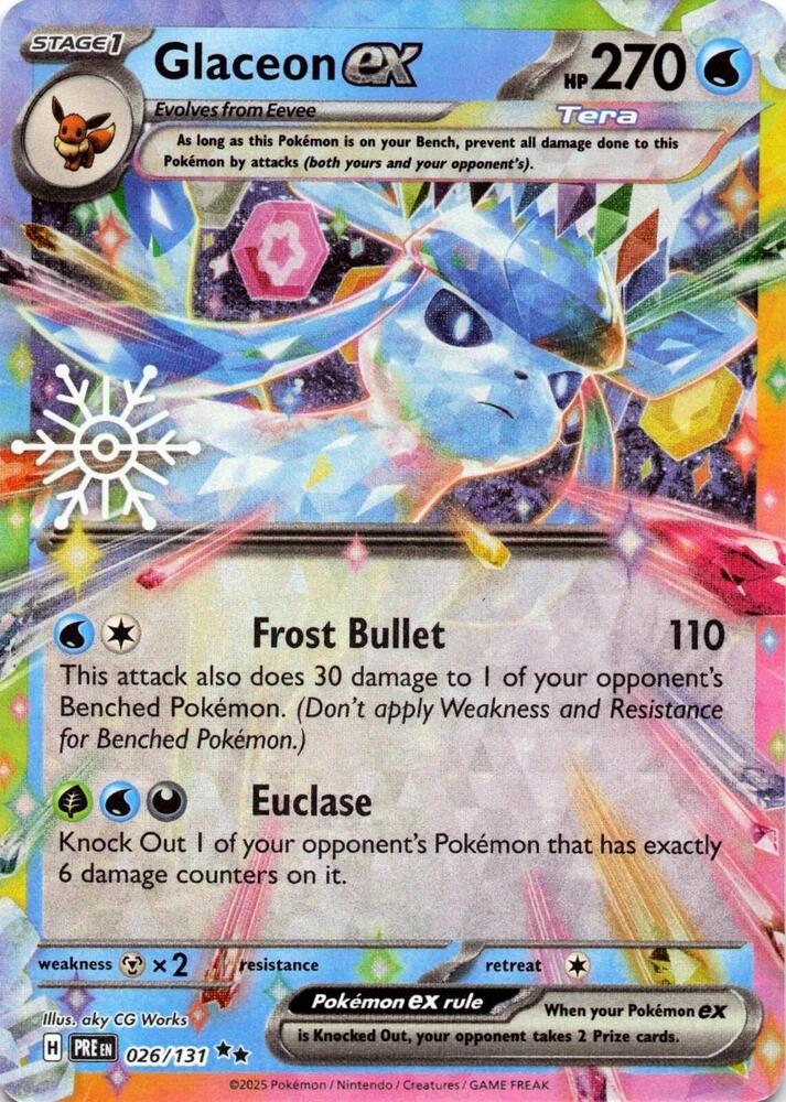 Glaceon ex 026/131 — Miscellaneous Cards & Products (English Pokémon TCG card)