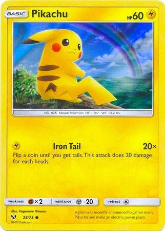 Pikachu 028/073 — Miscellaneous Cards & Products (English Pokémon TCG card)