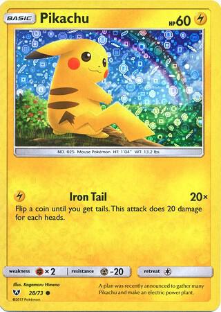 Pikachu 028/073 — Miscellaneous Cards & Products (English Pokémon TCG card)