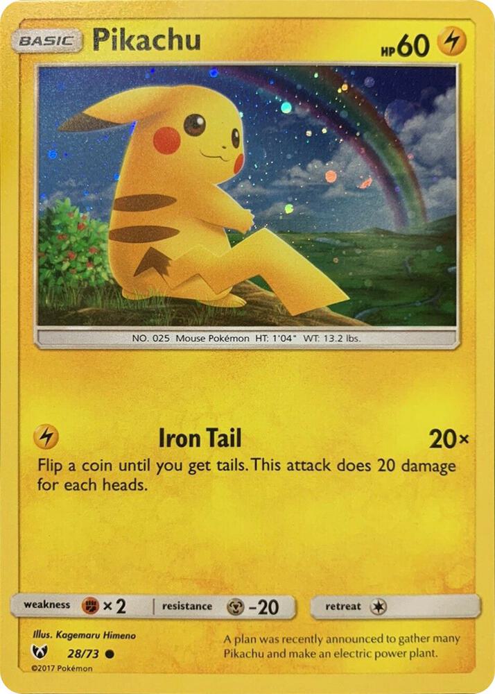 Pikachu 028/073 — Miscellaneous Cards & Products (English Pokémon TCG card)