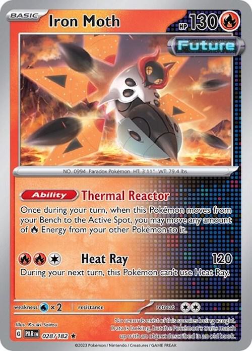 Iron Moth 028/182 — Miscellaneous Cards & Products (English Pokémon TCG card)