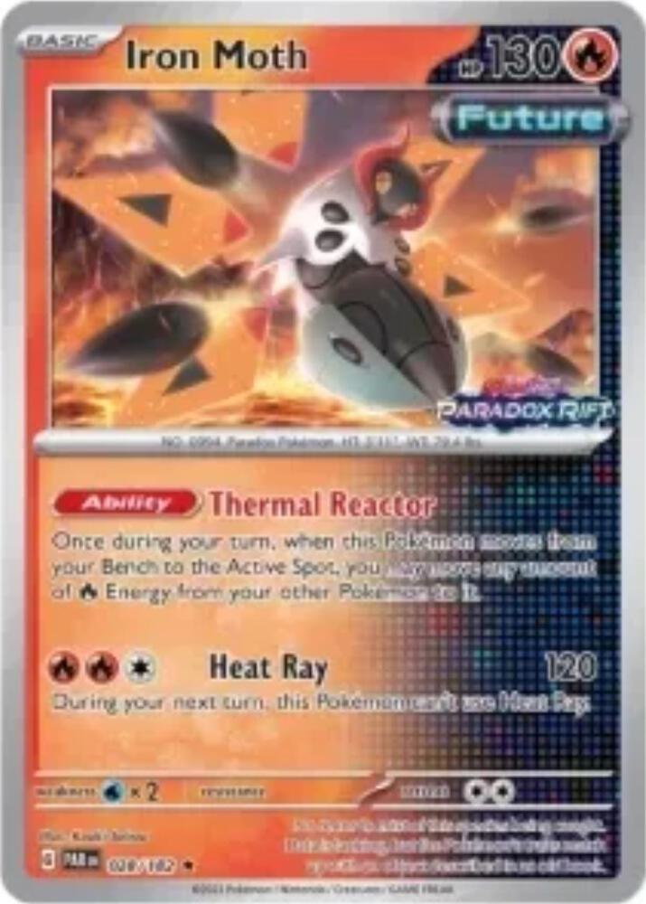 Iron Moth 028/182 — Miscellaneous Cards & Products (English Pokémon TCG card)