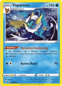 Vaporeon 030/185 — Miscellaneous Cards & Products (English Pokémon TCG card)