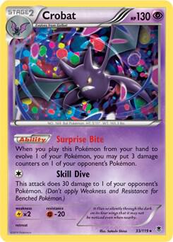 Crobat 033/119 — Miscellaneous Cards & Products (English Pokémon TCG card)