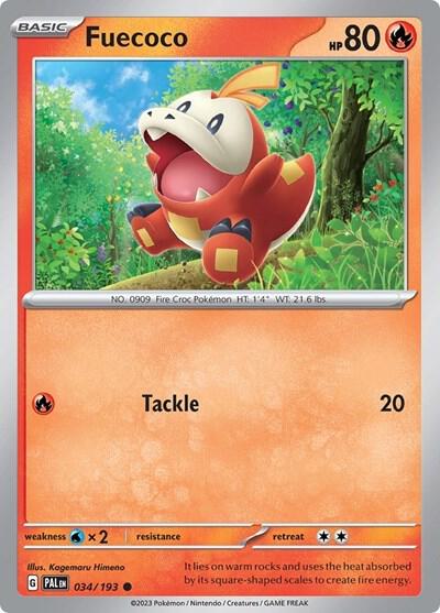 Fuecoco 034/193 — Miscellaneous Cards & Products (English Pokémon TCG card)