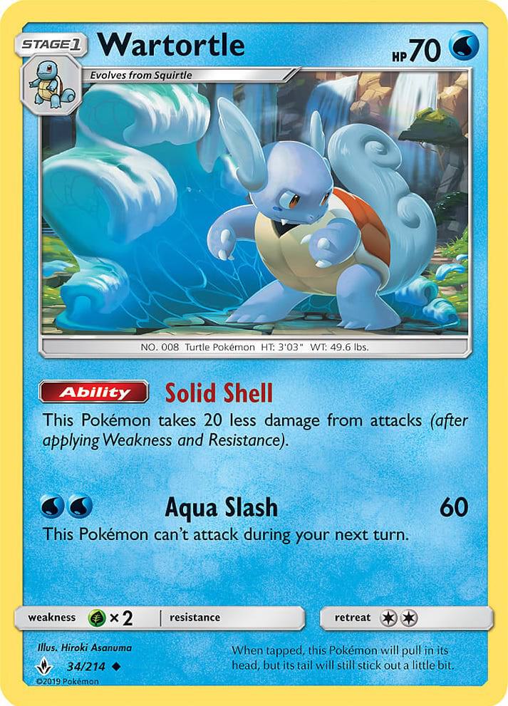 Wartortle 034/214 — Miscellaneous Cards & Products (English Pokémon TCG card)