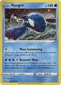 Kyogre 036/159 — Miscellaneous Cards & Products (English Pokémon TCG card)