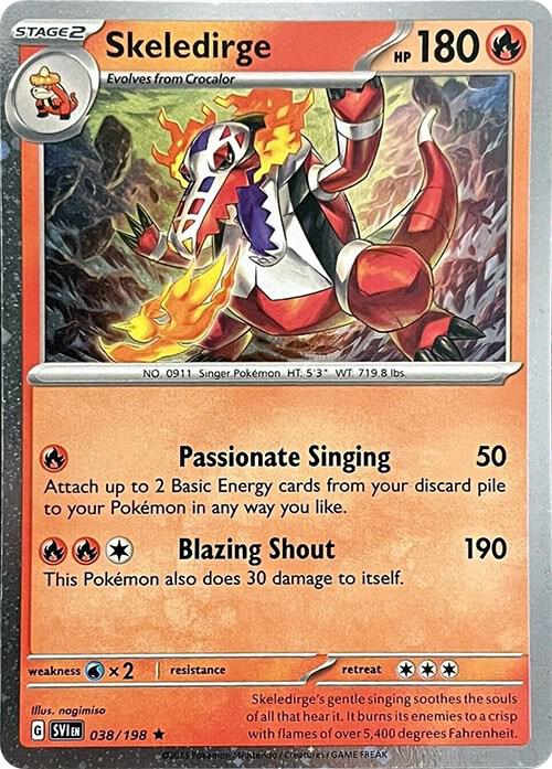 Skeledirge 038/198 — Miscellaneous Cards & Products (English Pokémon TCG card)