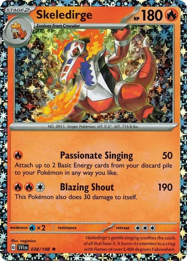 Skeledirge 038/198 — Miscellaneous Cards & Products (English Pokémon TCG card)