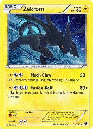 Zekrom 039/116 — Miscellaneous Cards & Products (English Pokémon TCG card)