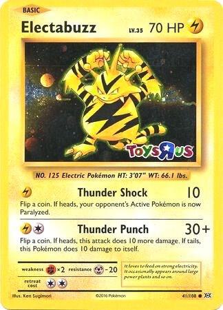 Electabuzz 041/108 — Miscellaneous Cards & Products (English Pokémon TCG card)