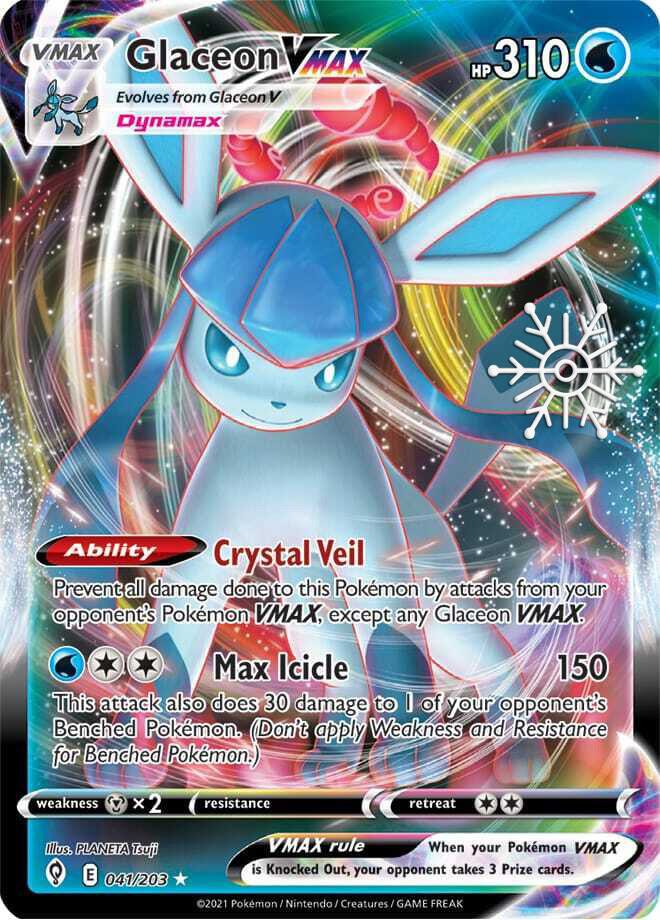 Glaceon VMAX 041/203 — Miscellaneous Cards & Products (English Pokémon TCG card)