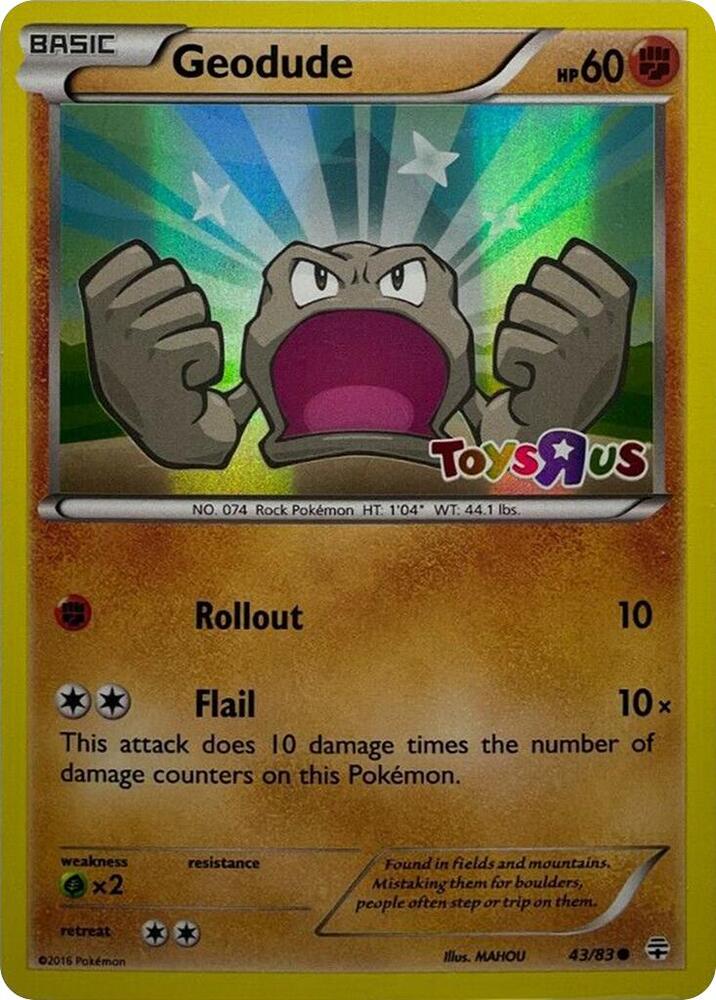 Geodude 043/083 — Miscellaneous Cards & Products (English Pokémon TCG card)