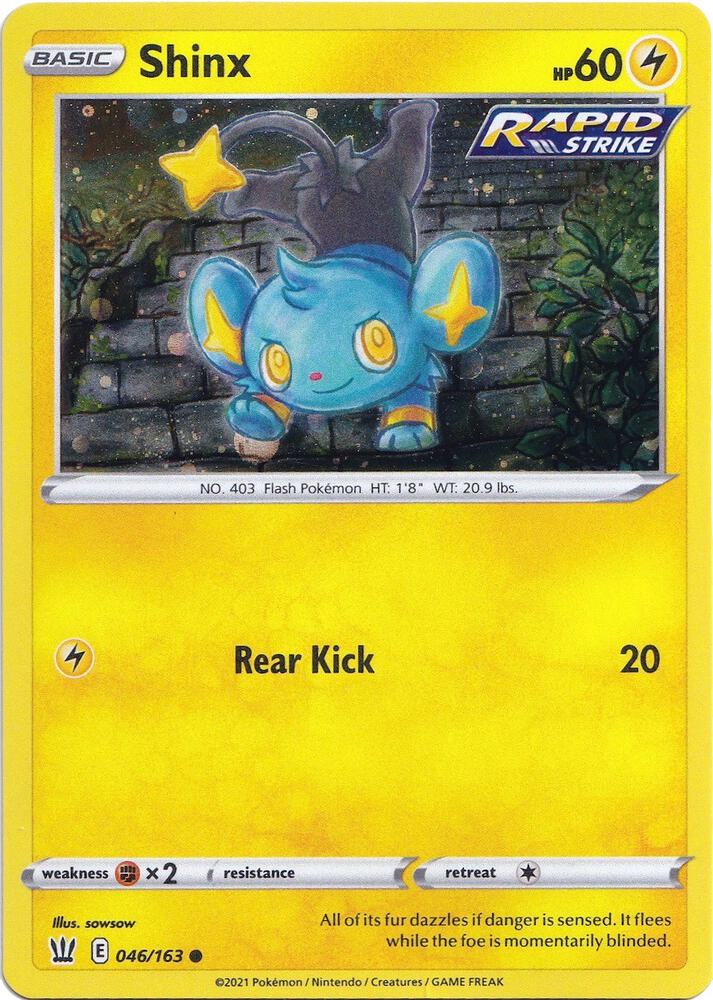 Shinx 046/163 — Miscellaneous Cards & Products (English Pokémon TCG card)