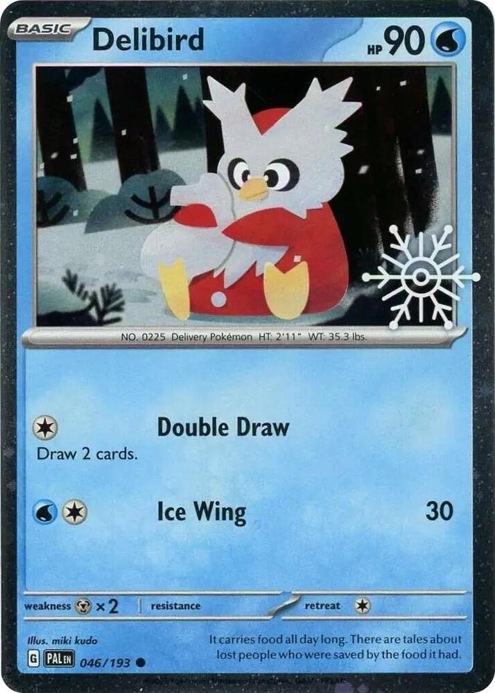 Delibird (Holiday Calendar) 046/193 — Miscellaneous Cards & Products (English Pokémon TCG card)