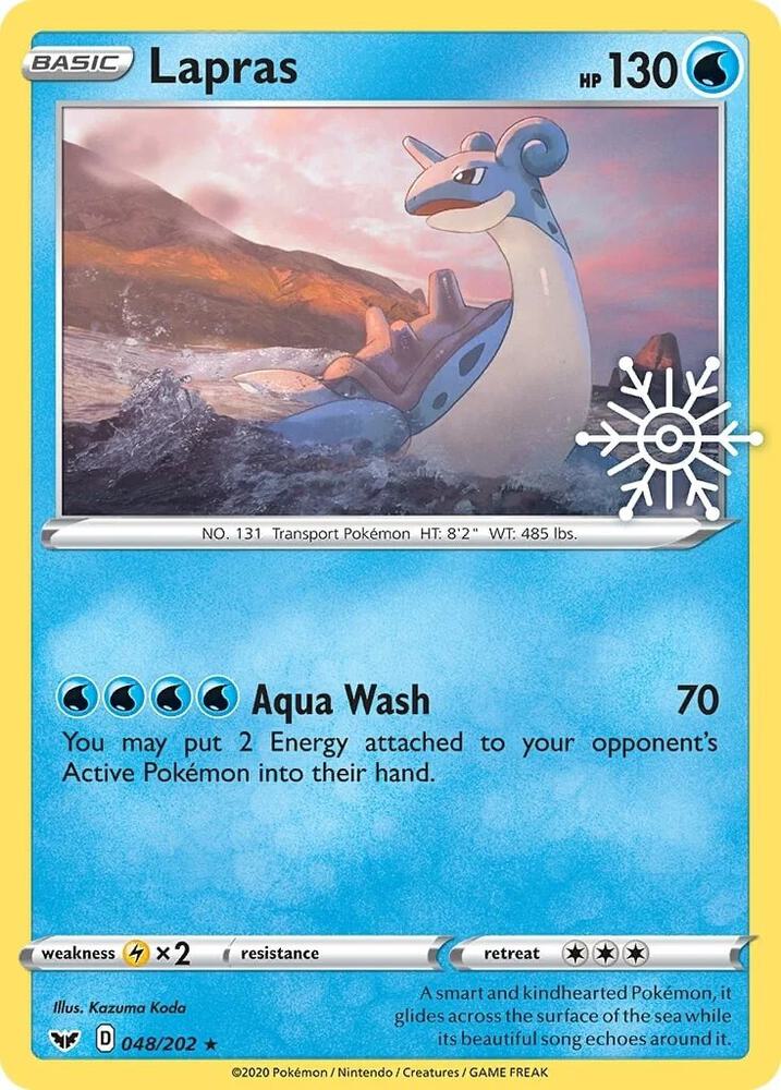 Lapras 048/202 — Miscellaneous Cards & Products (English Pokémon TCG card)
