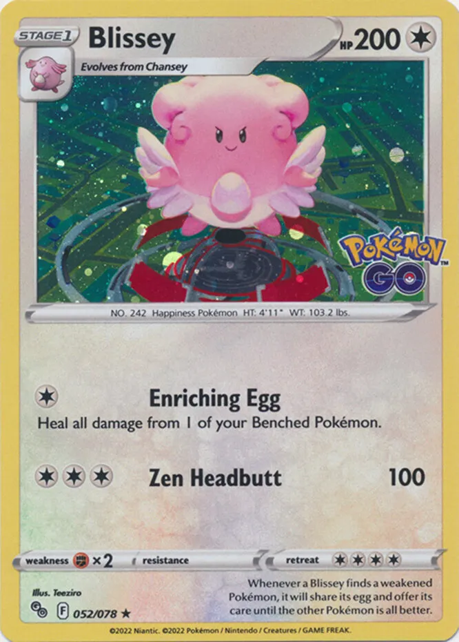 Blissey 052/078 — Miscellaneous Cards & Products (English Pokémon TCG card)