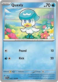 Quaxly 052/198 — Miscellaneous Cards & Products (English Pokémon TCG card)