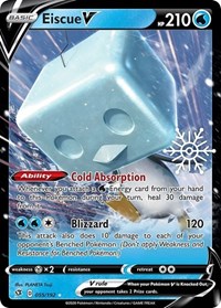 Eiscue V 055/192 — Miscellaneous Cards & Products (English Pokémon TCG card)