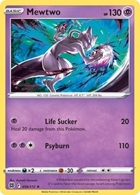 Mewtwo 056/172 — Miscellaneous Cards & Products (English Pokémon TCG card)