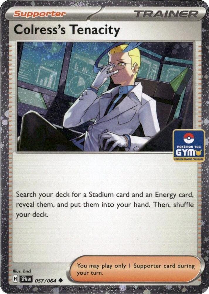 Colress's Tenacity (Gym Stamp Asia Exclusive) 057/064 — Miscellaneous Cards & Products (English Pokémon TCG card)