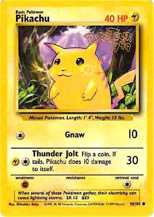 Pikachu 058/102 — Miscellaneous Cards & Products (English Pokémon TCG card)