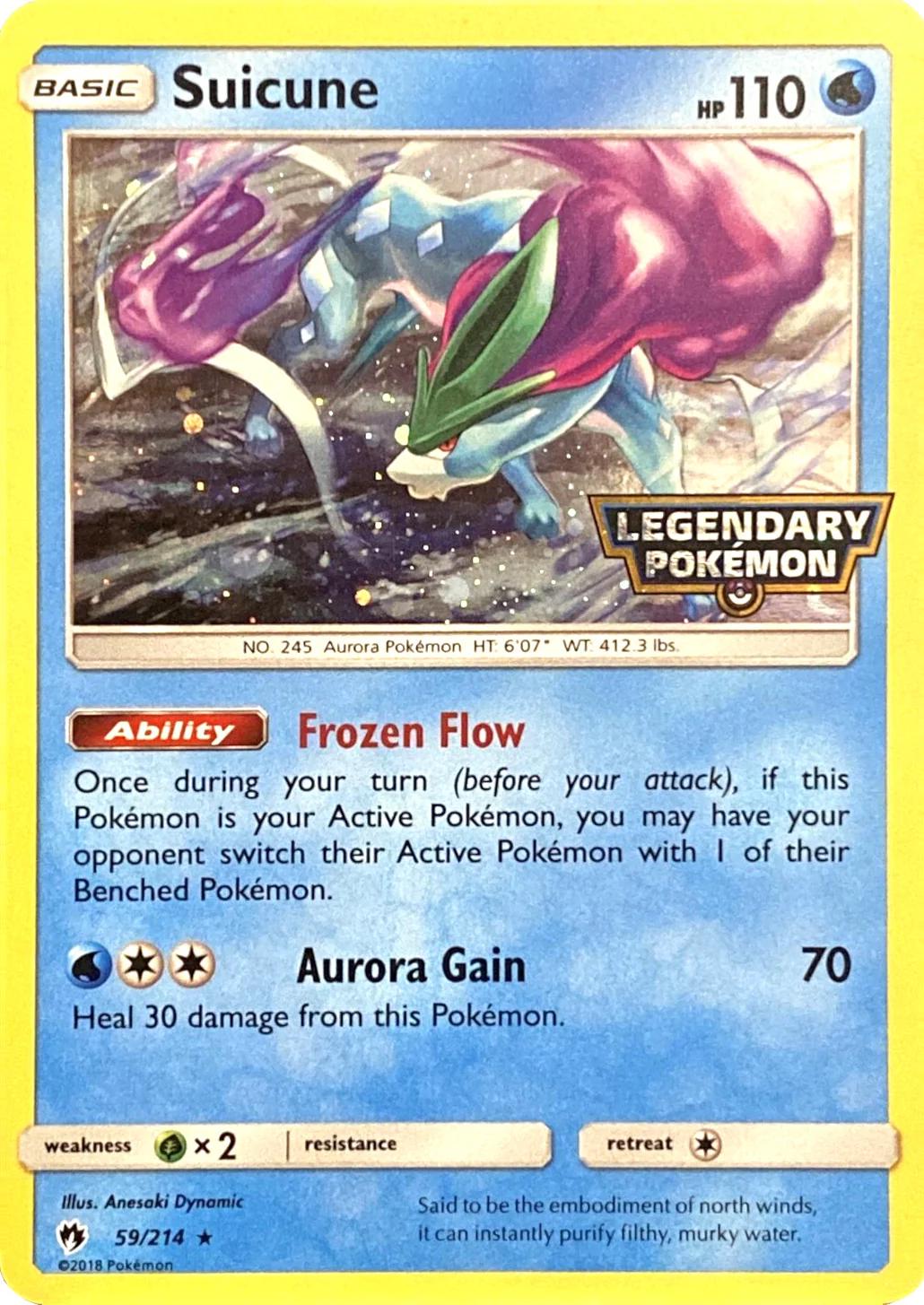 Suicune 059/214 — Miscellaneous Cards & Products (English Pokémon TCG card)