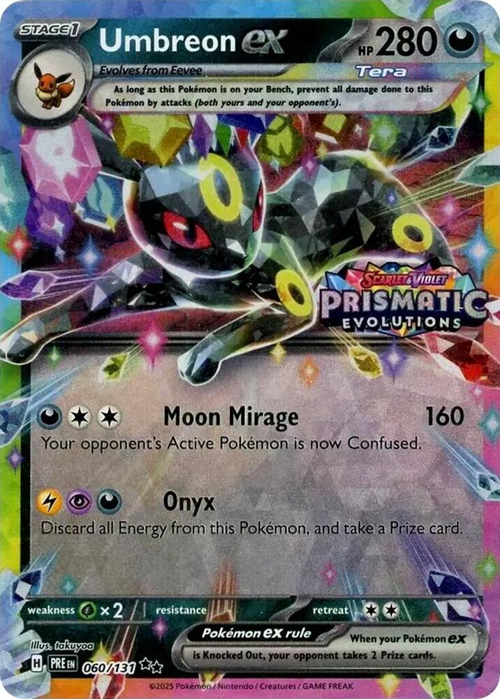 Umbreon ex 060/131 — Miscellaneous Cards & Products (English Pokémon TCG card)