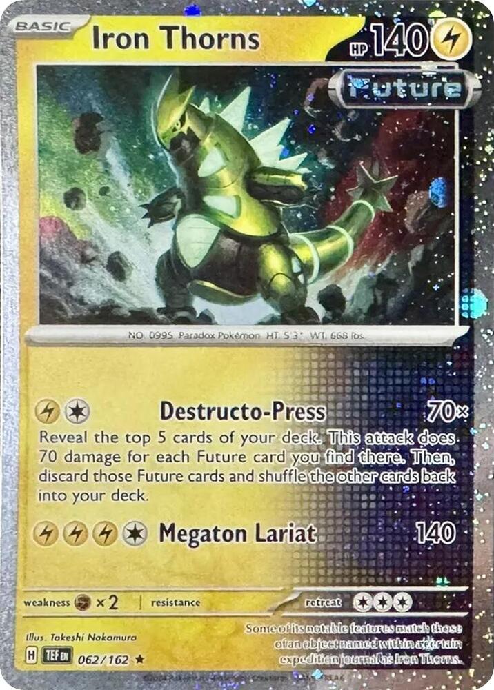 Iron Thorns 062/162 — Miscellaneous Cards & Products (English Pokémon TCG card)