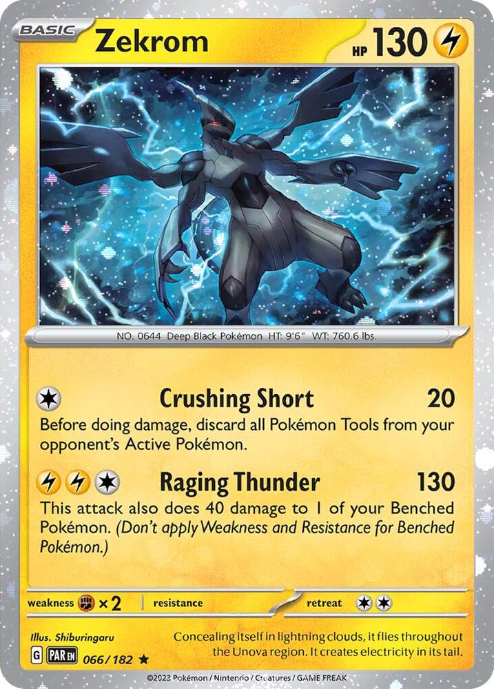 Zekrom 066/182 — Miscellaneous Cards & Products (English Pokémon TCG card)