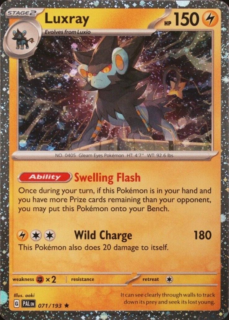 Luxray 071/193 — Miscellaneous Cards & Products (English Pokémon TCG card)