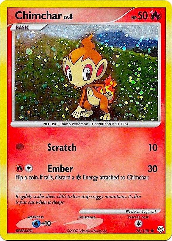 Chimchar 076/130 — Miscellaneous Cards & Products (English Pokémon TCG card)