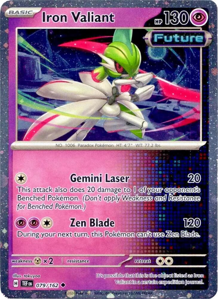 Iron Valiant 079/162 — Miscellaneous Cards & Products (English Pokémon TCG card)